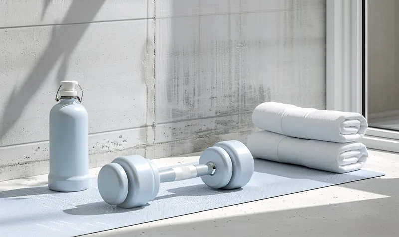 Stacks of clean towels for gyms and spas