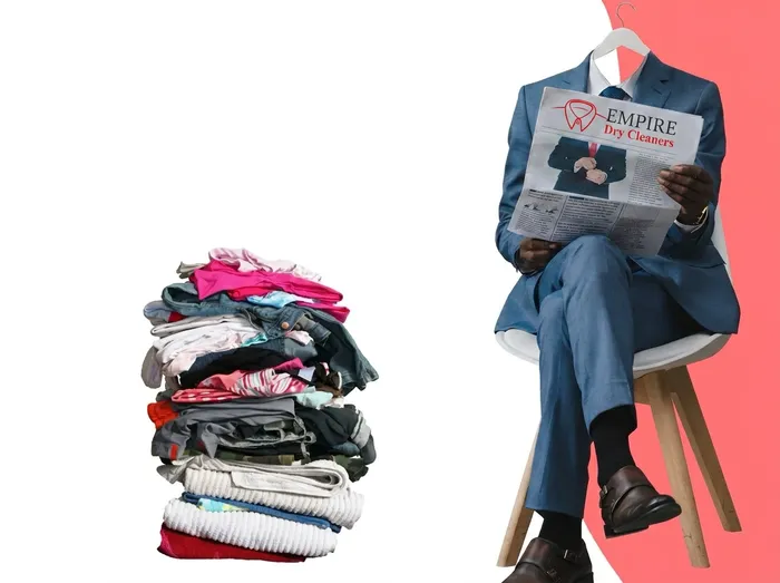 Freshly folded laundry prepared for return